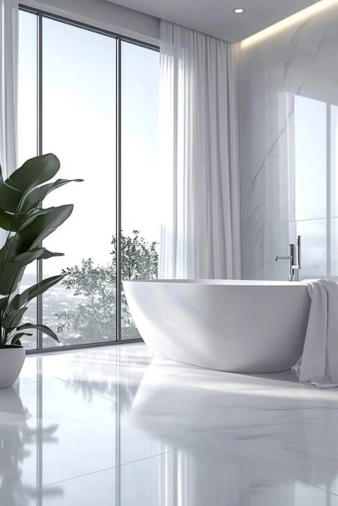 Pure White Tranquility