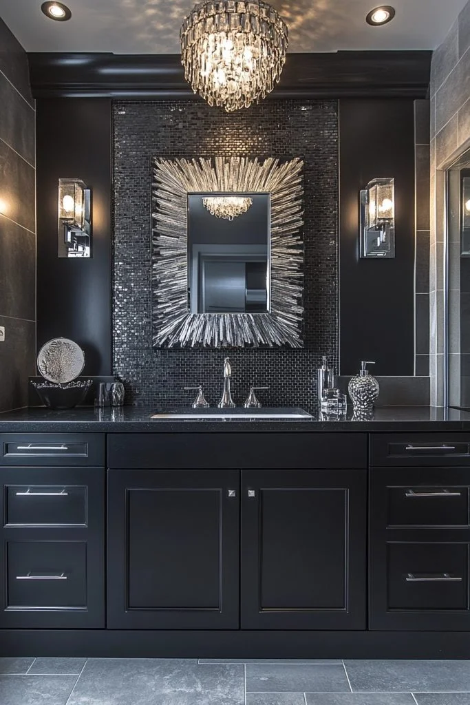 Modern Black and Silver Contrast