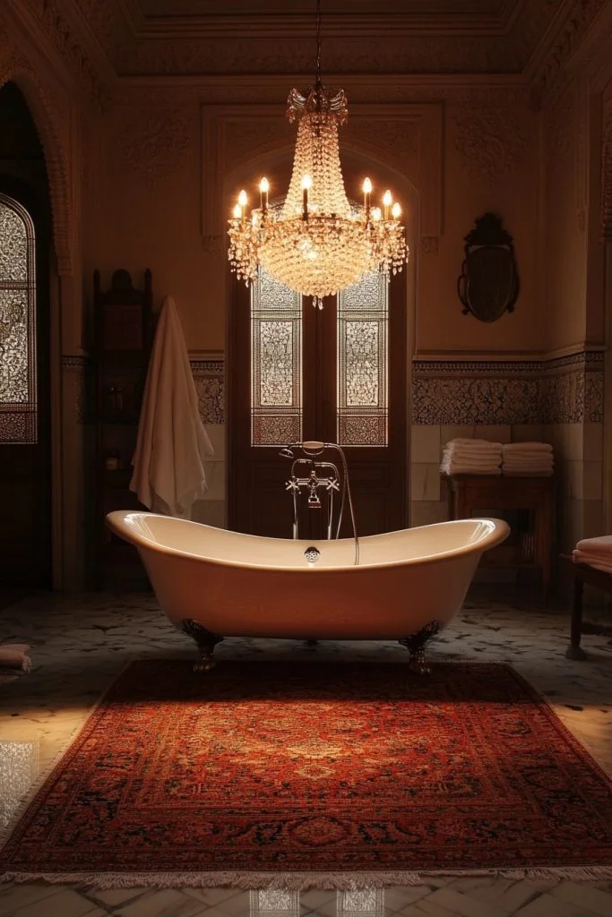 Dramatic Chandelier Focus