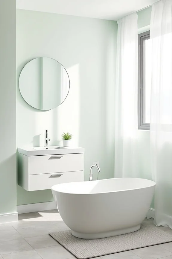 serene seafoam gray oasis