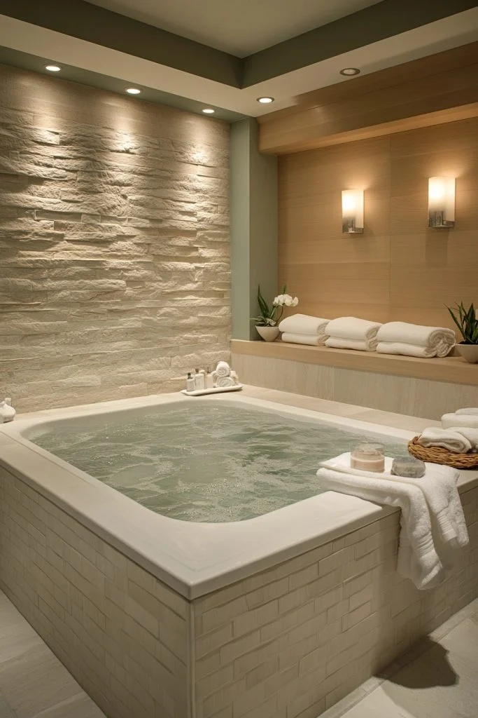 Tranquil Spa-Inspired Lighting