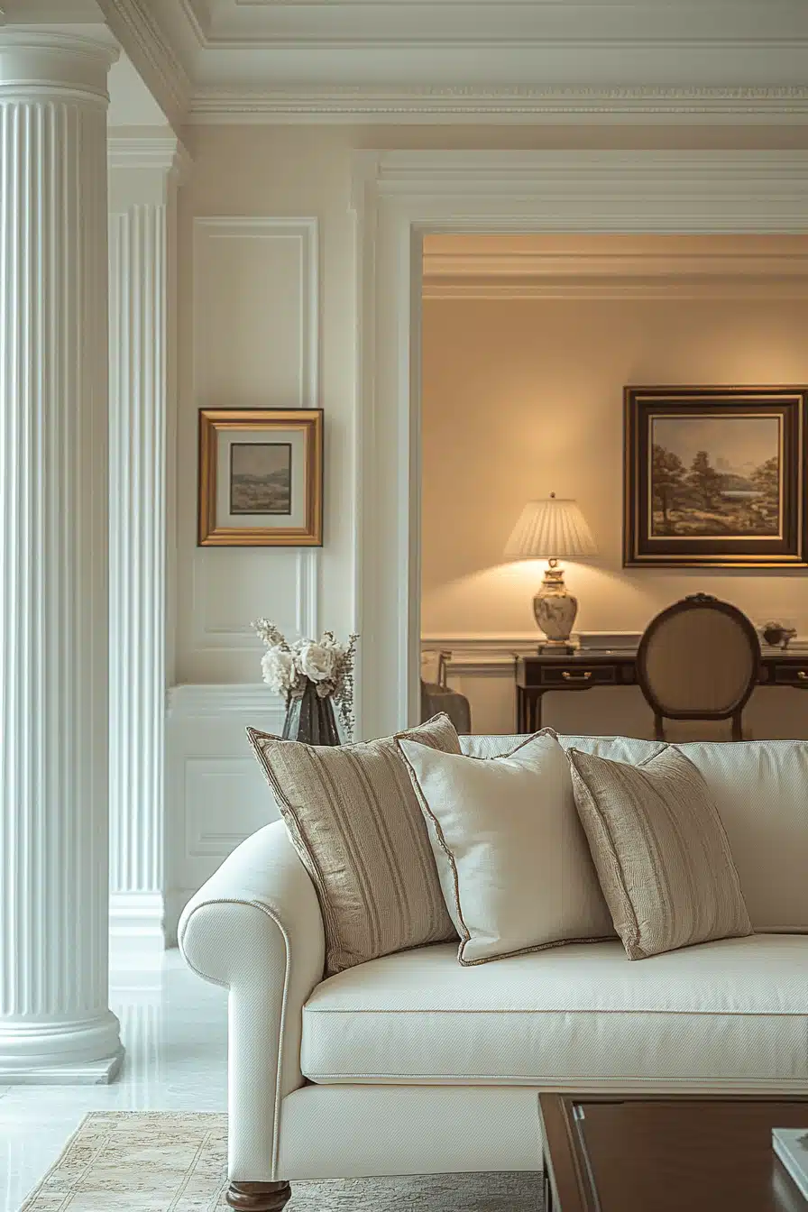 Neo-classical tiny condo design