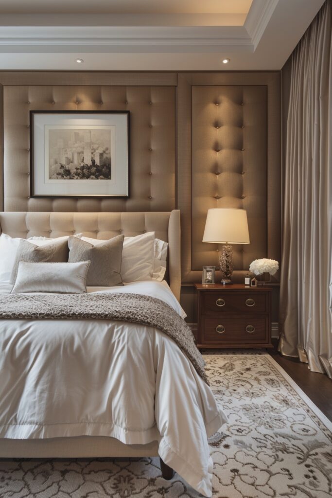 Textured Elegance in Urban Bedroom
