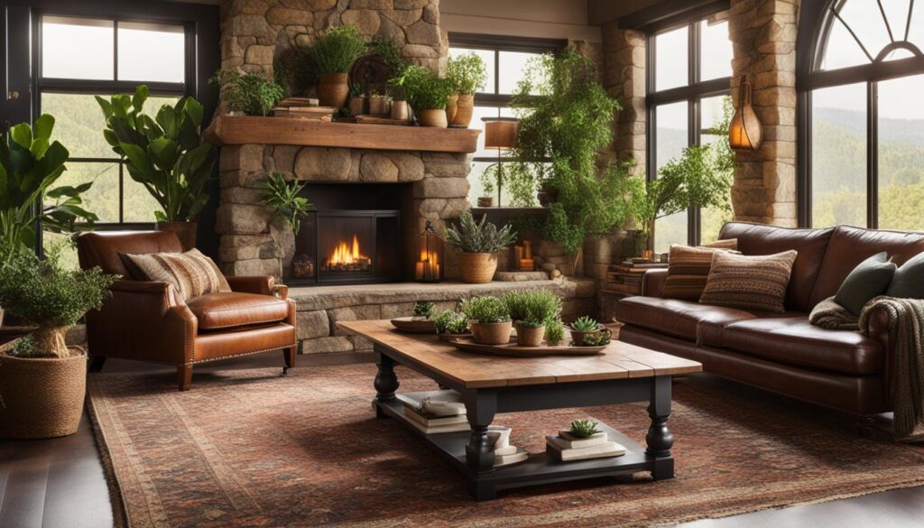 rustic California decor