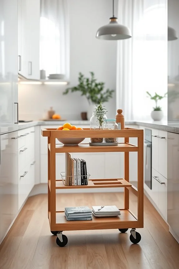 versatile mobile kitchen storage