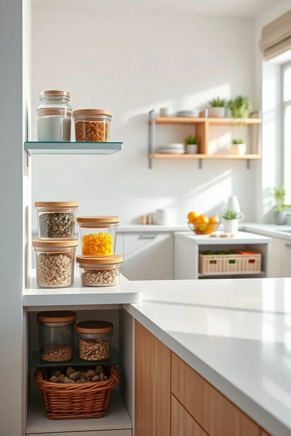 maximize space with stackable storage