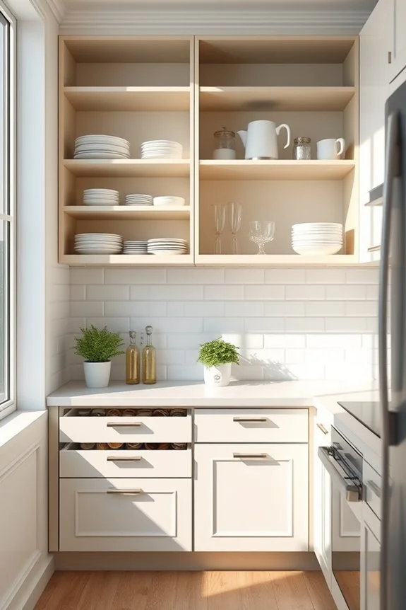 organized cabinets enhance efficiency