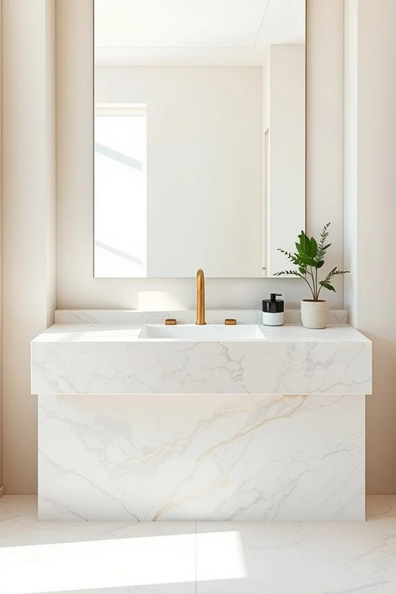 unique marble sink design
