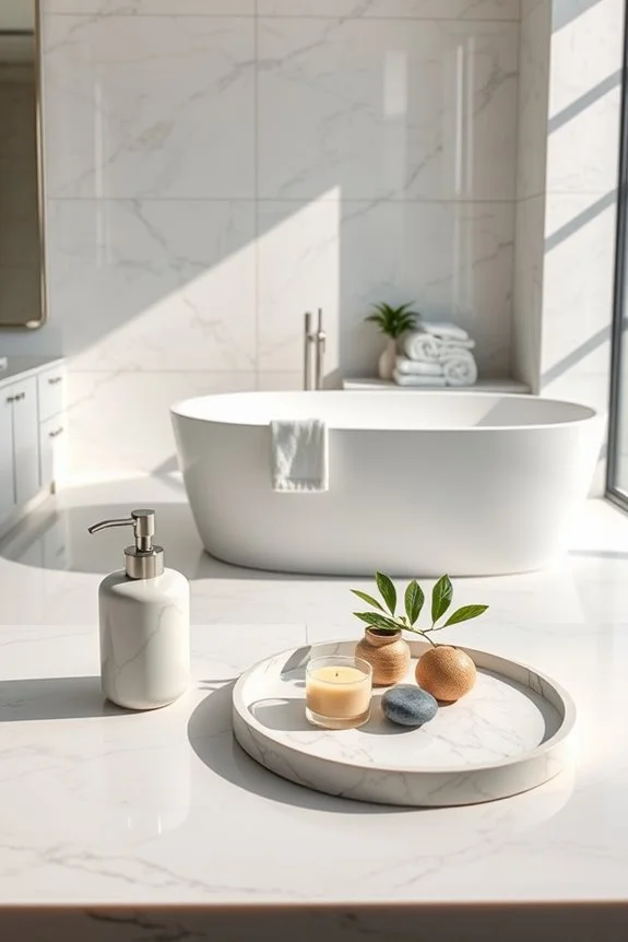 marble bathroom accessories