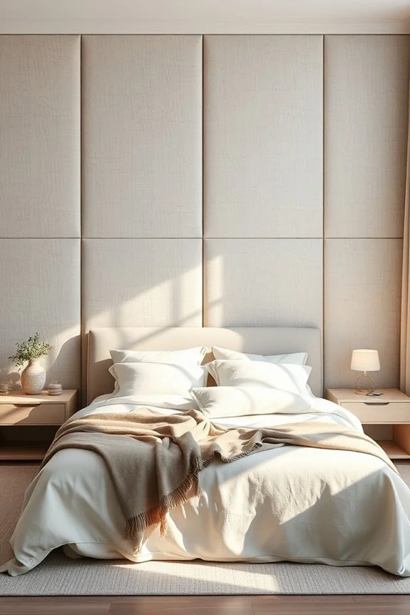 soft stylish fabric panels