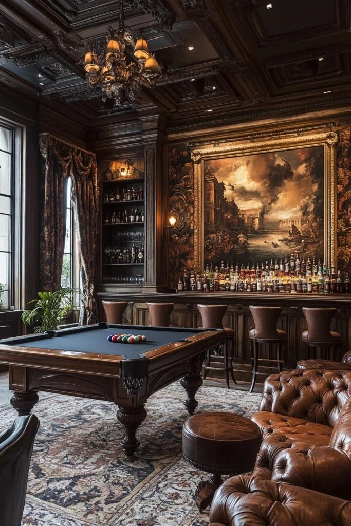 Neo-Victorian Game Room