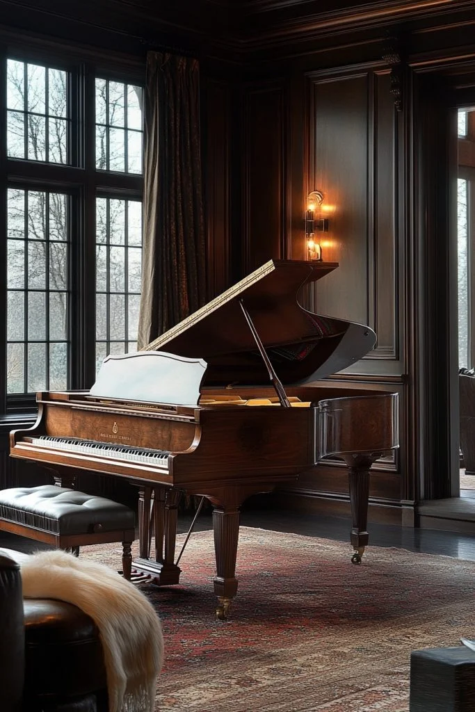 Neo-Victorian Music Room