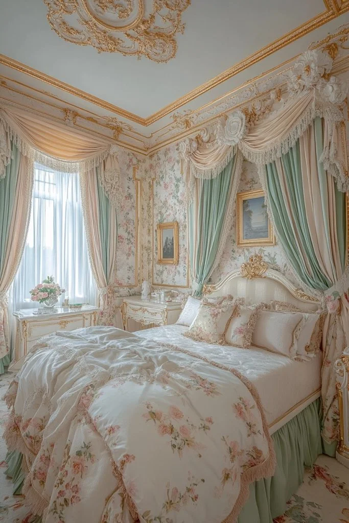 Rococo Charm Bedroom
