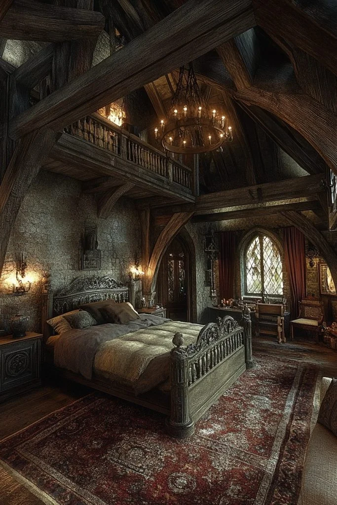 Medieval Rustic Bedroom