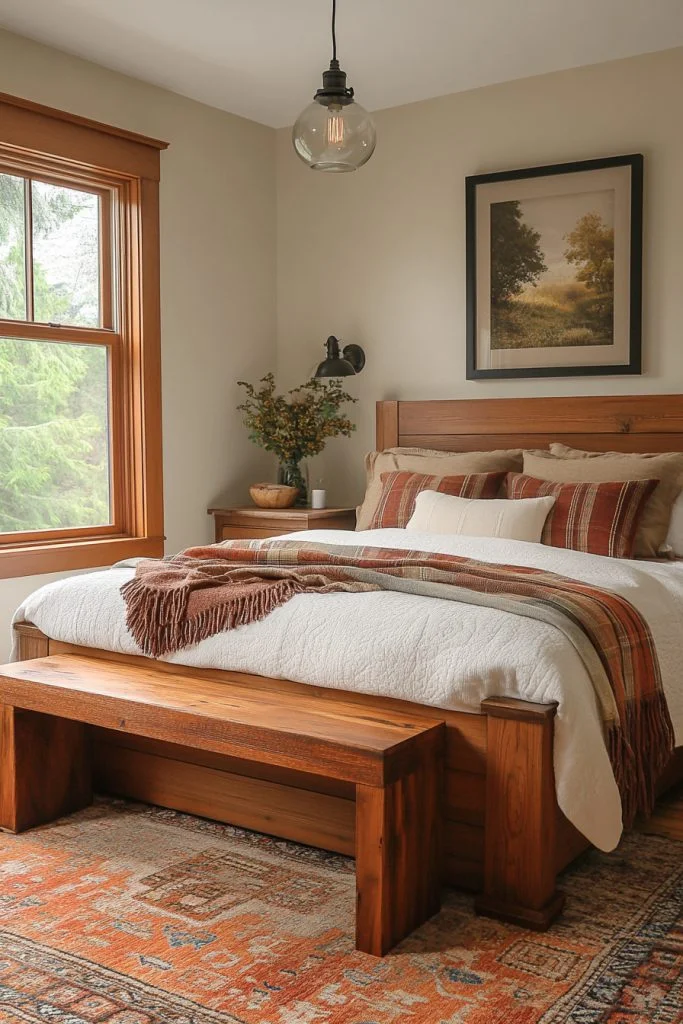 Craftsman Natural Bedroom