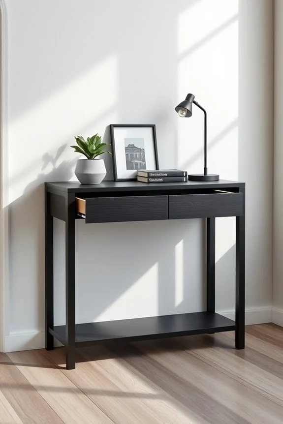 stylish multifunctional storage console