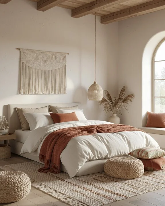 eclectic cozy bedroom sanctuary