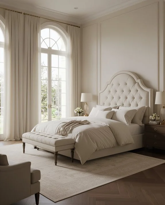 timeless elegant master suite