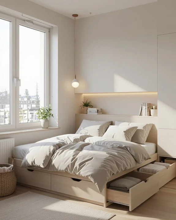 maximize small bedroom space