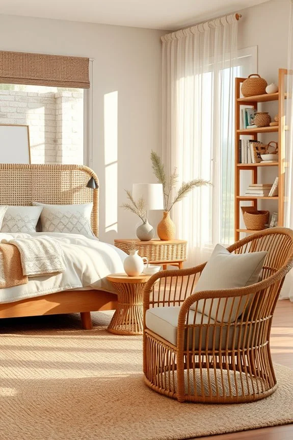 woven elements enhance decor