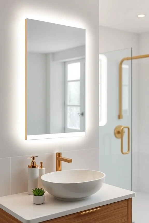 elevate bathroom ambiance elegantly