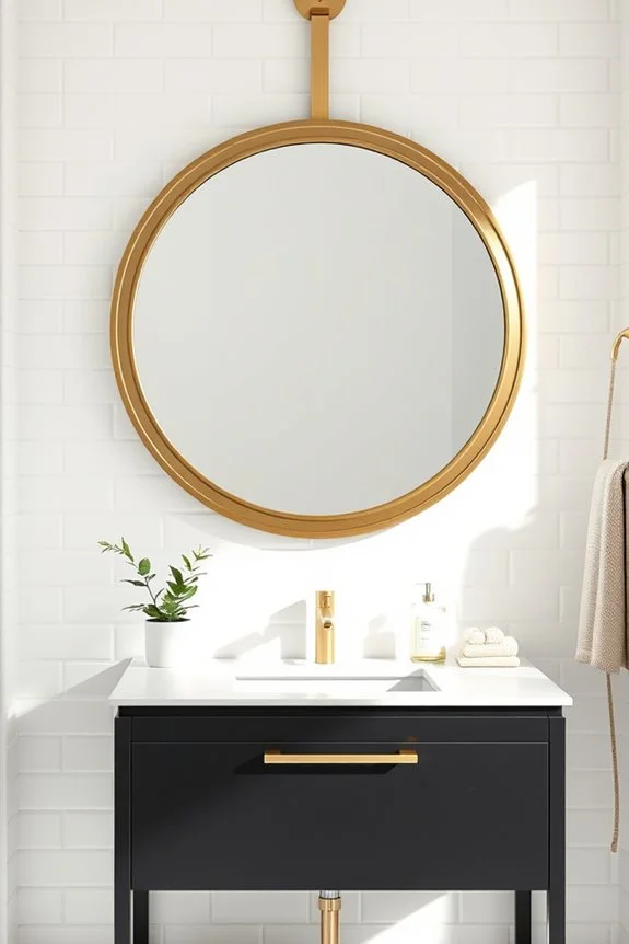 glamorous metallic mirror finishes