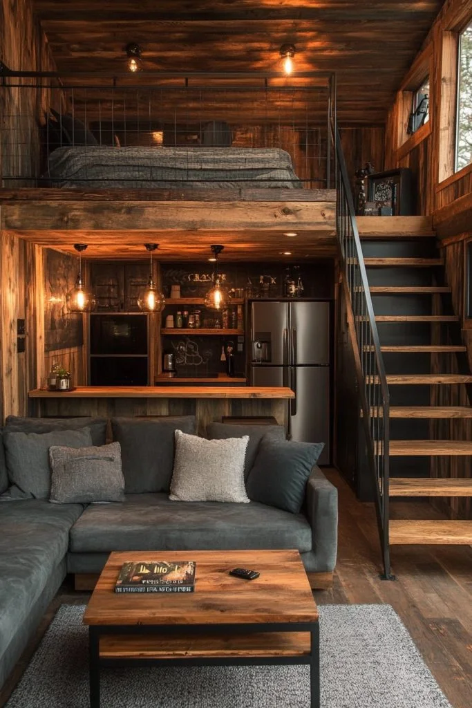 Rustic Contemporary Loft