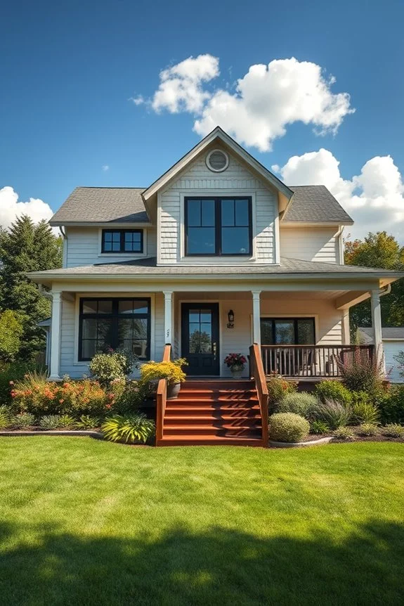 bright airy farmhouse windows