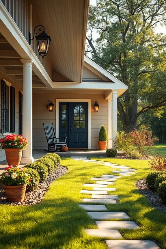 vintage lighting adds charm