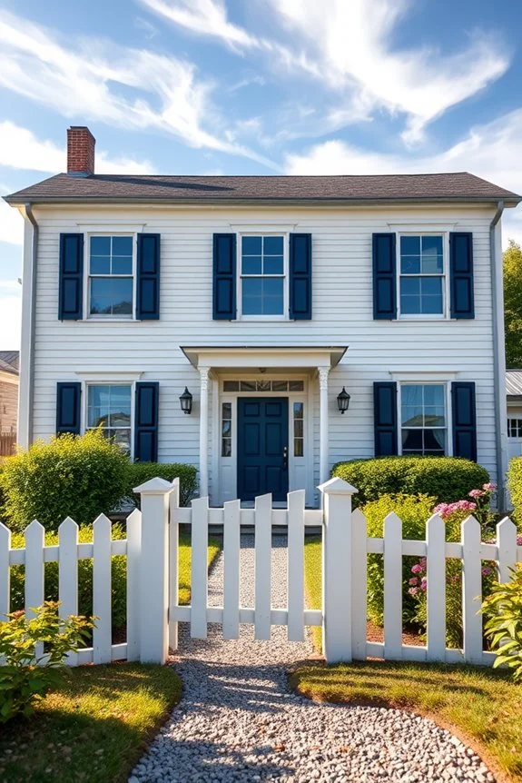 enhance farmhouse exterior charm