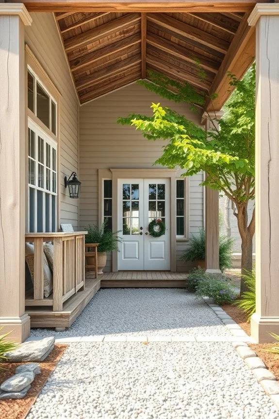 reclaimed wood adds character