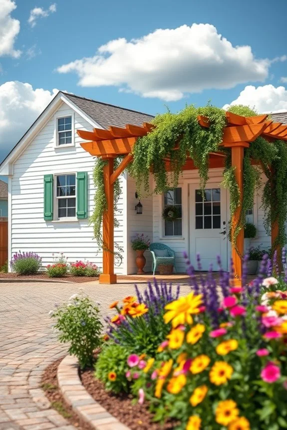 charming outdoor pergola retreat
