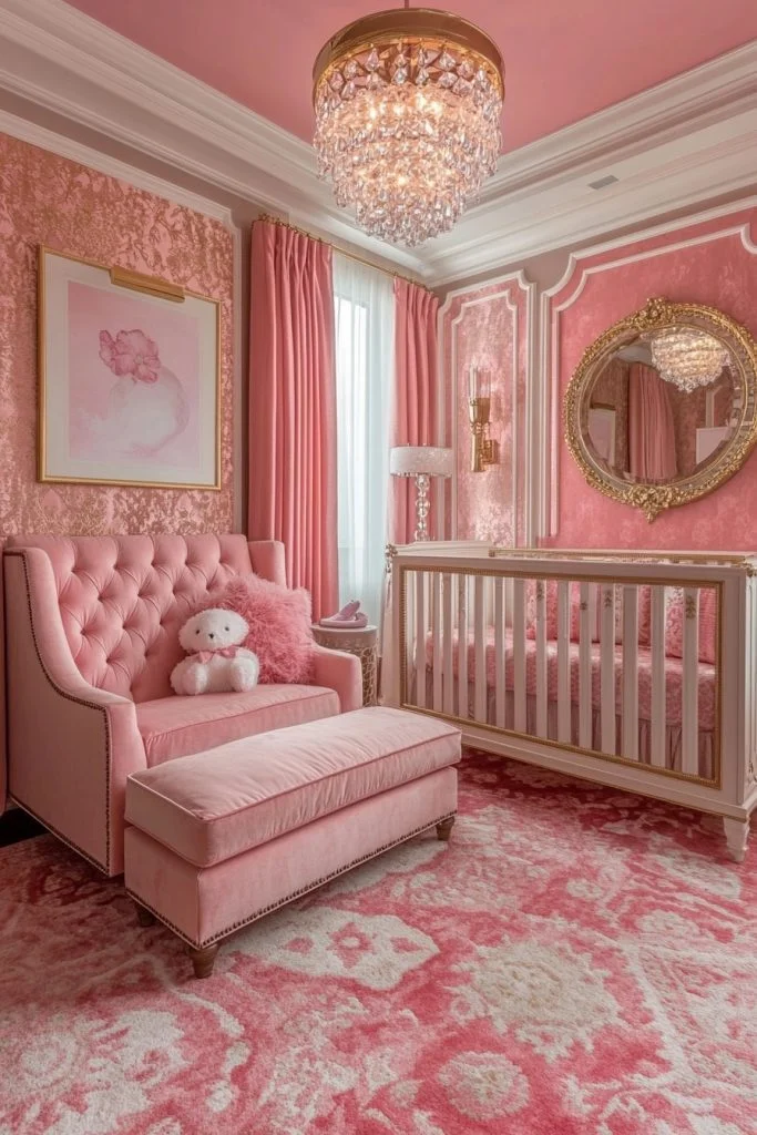 Glamorous Pink Art Deco