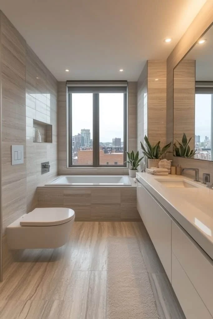 Ultra-Modern Loft Bathroom