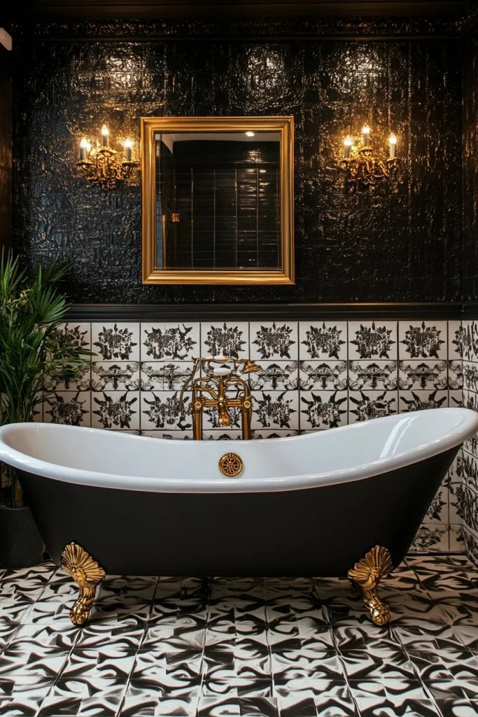 Art Deco Loft Bathroom