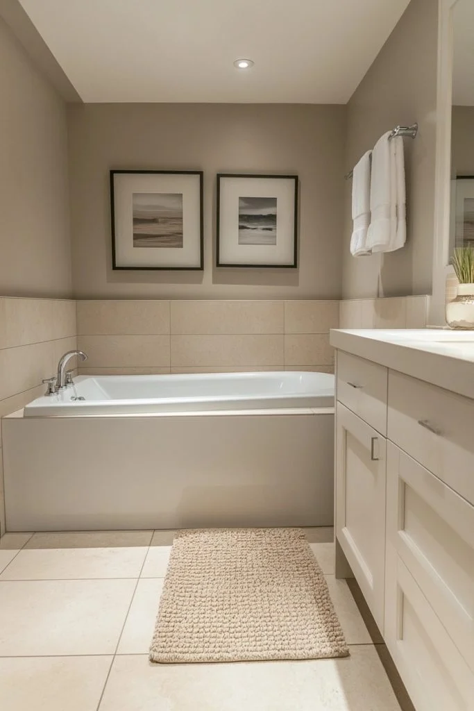 Streamlined Loft Bathroom