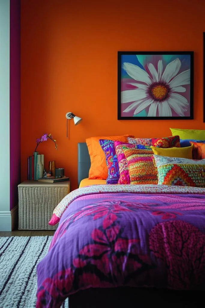 Vibrant Color Block Space