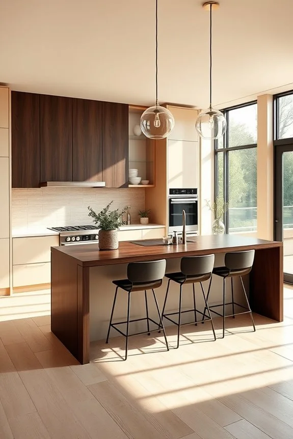 elegant beige dark accents