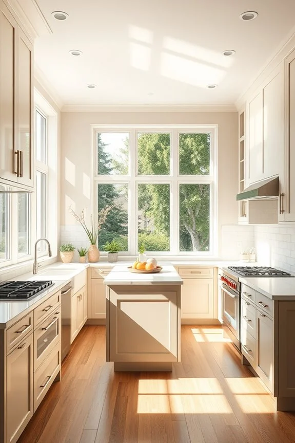 bright airy kitchen design