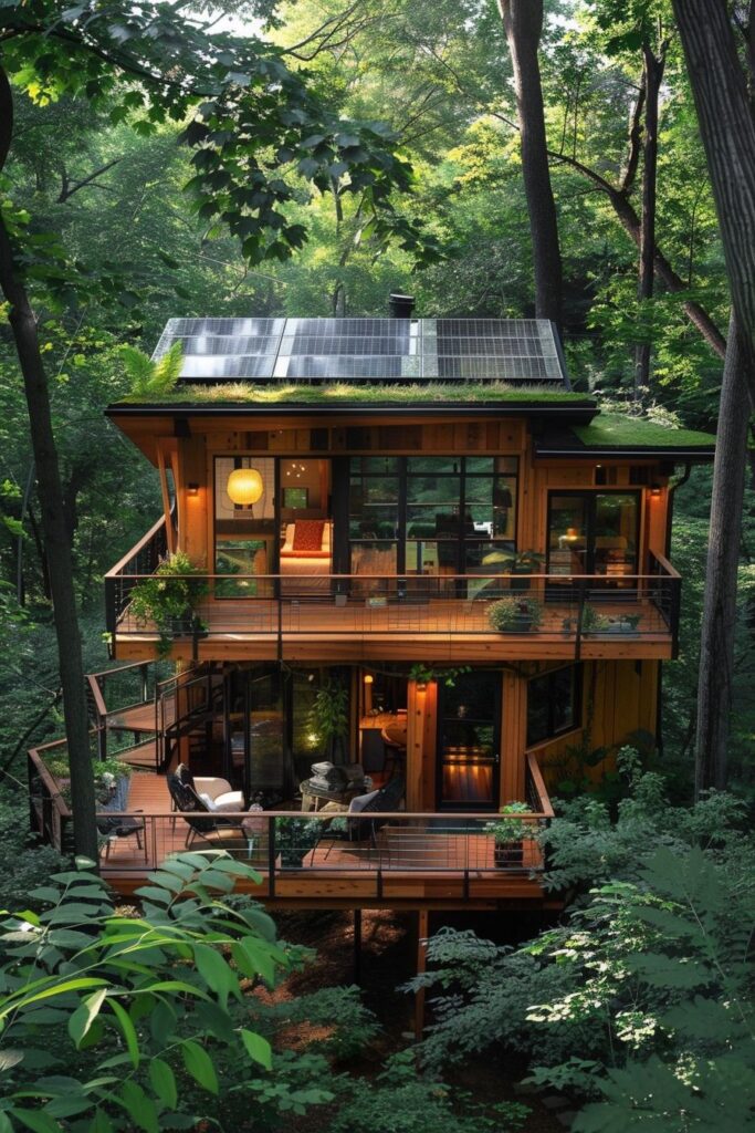 eco-friendly treehouse