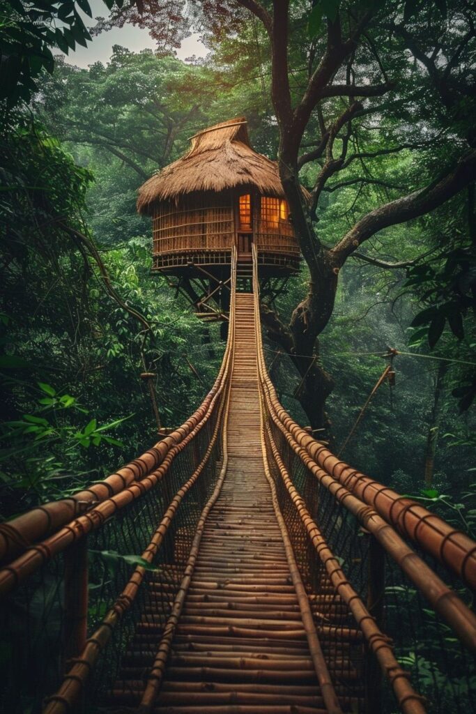 bamboo sky bridge