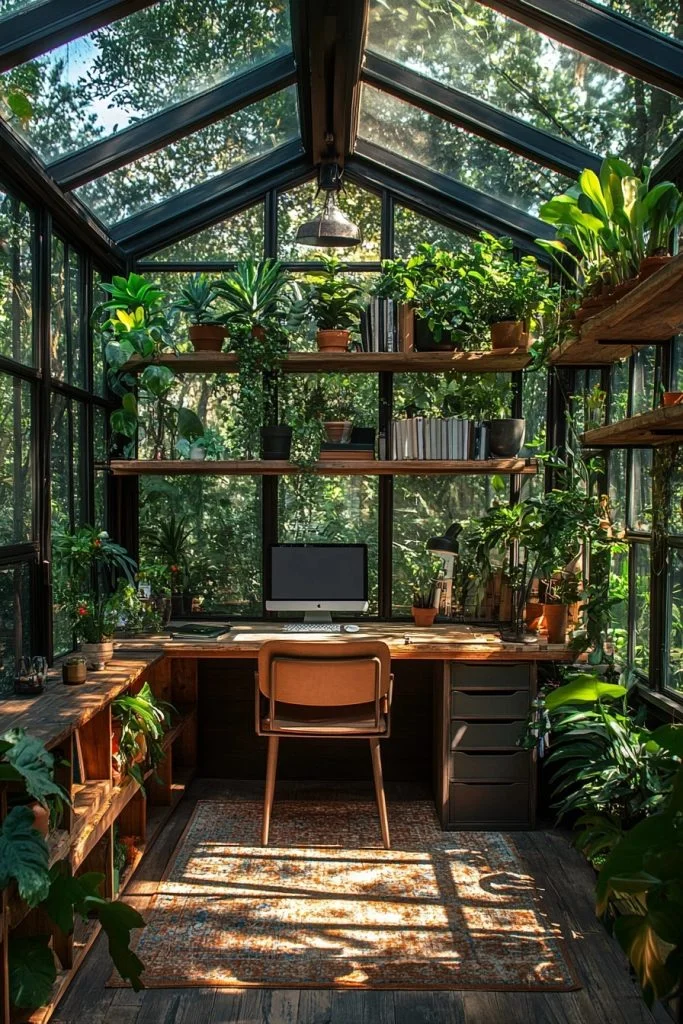 Sun-Drenched Conservatory Office