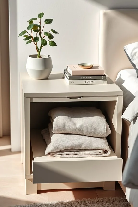 stylish bedside storage solutions