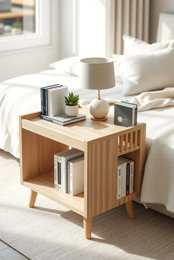 stylish functional integrated storage