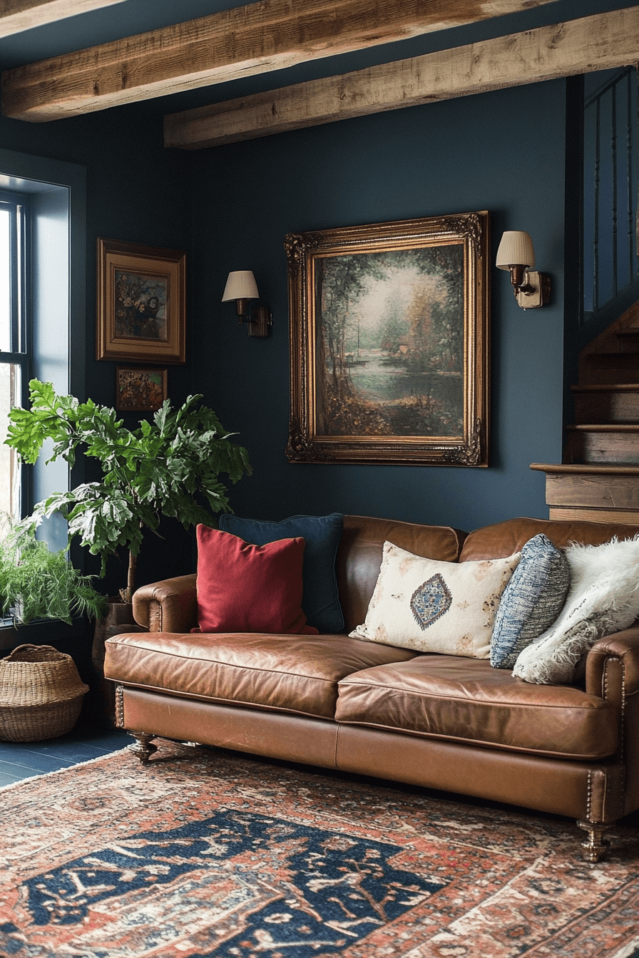 vibrant farmhouse accents