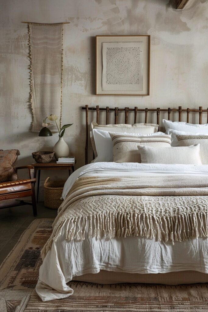 Neutral Boho Bedroom