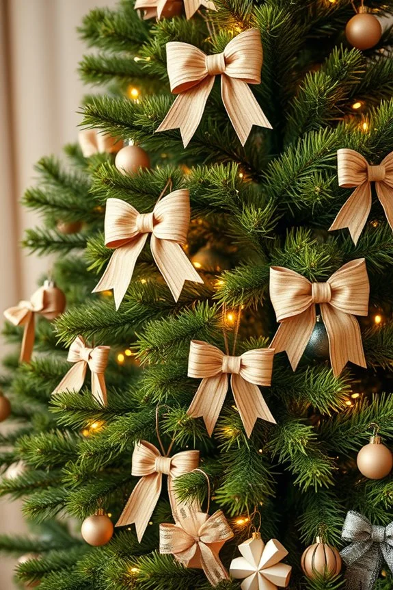 rustic wooden tree accents