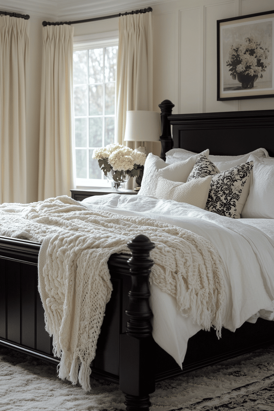 black bedroom