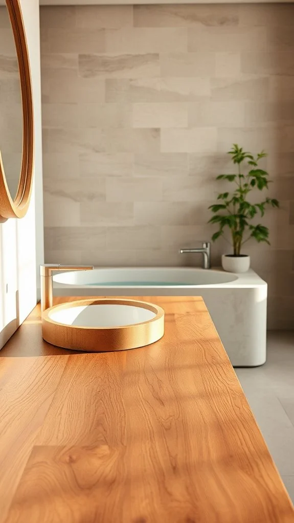 natural wood countertop care