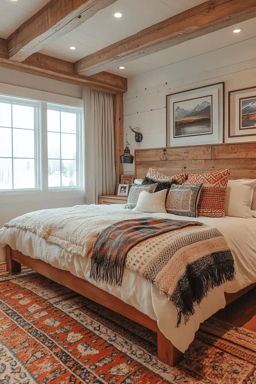 natural wood cozy bedroom ideas